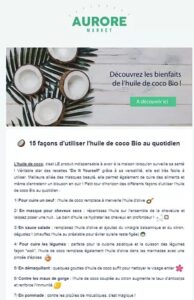 newsletter efficace