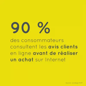 Chiffre : 90% des consommateurs consultent avis avant achat