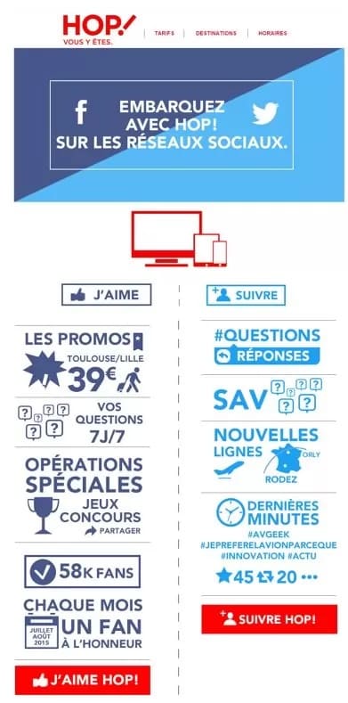 Réseaux sociaux : Facebook - LinkedIn