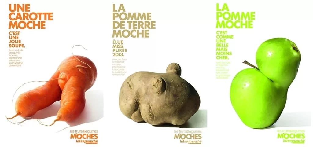 Intermarche fruits et legumes moches